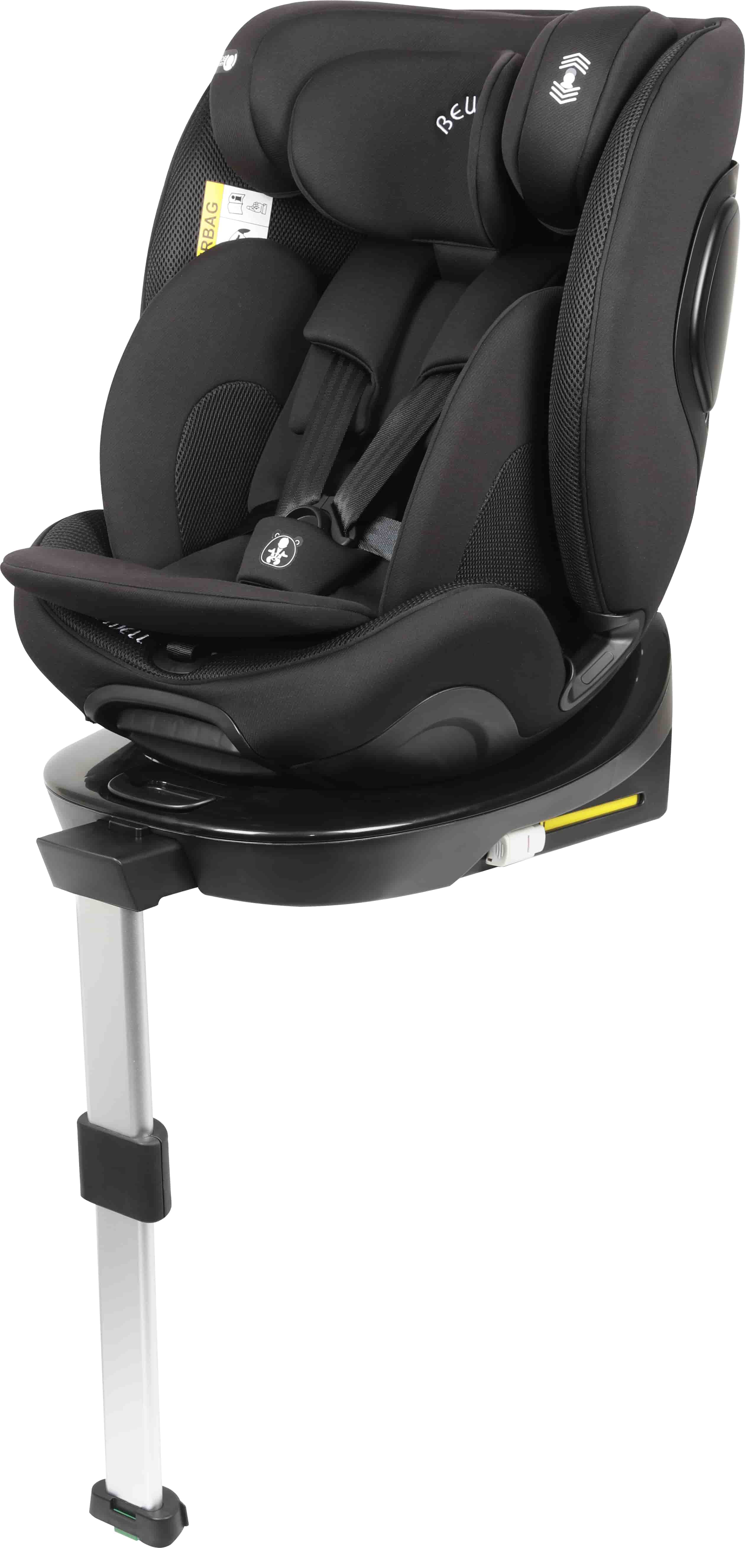 ISOFIX và chân đỡ Ghế an toàn trên ô tô cho bé 40-150cm